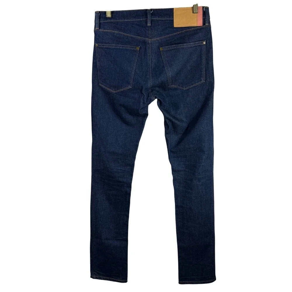 Acne Studios Blå Konst Floragatan Stockholm Max Indigo Jeans NWOT Slim Fit 30x32